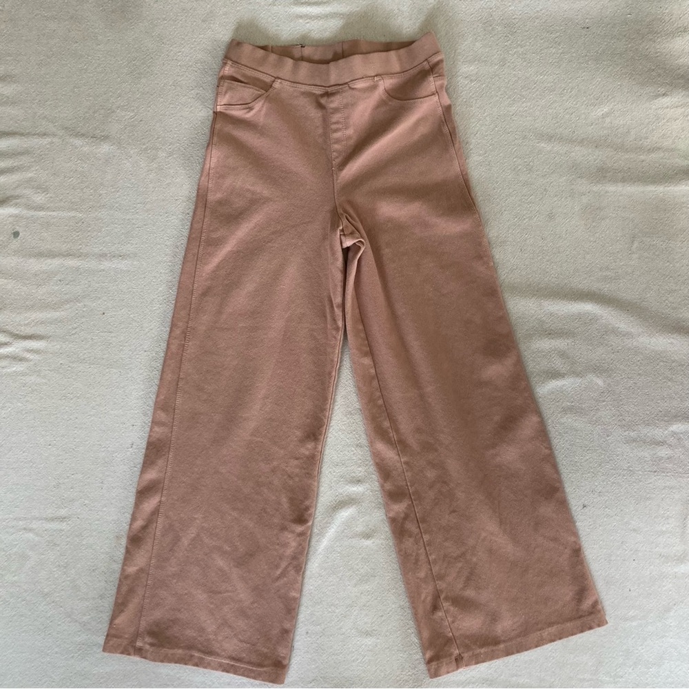 Zara Kids Wide-Leg Pants in Dusty Pink
